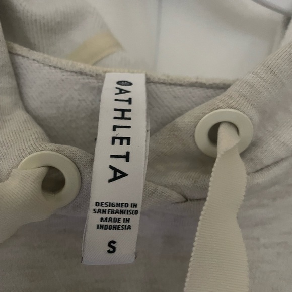 Athleta Off-White Hoodie Dress size small ( PLEASE READ!) - Picture 10 of 16